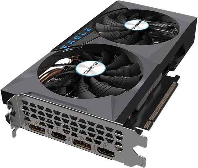 Alt view image 4 of 5 - Gigabyte GeForce RTX 3060 Ti EAGLE OC 8G (Rev. 2.0) Nvidia 8GB GDDR6 GPU Graphics Card