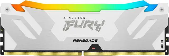 Alt view image 3 of 11 - Kingston 32GB 6000MT/s DDR5 CL32 DIMM FURY Renegade RGB White XMP