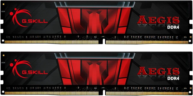 Alt view image 7 of 10 - g.skill f4-3200c16d-16gis aegis ddr4 16gb pc 3200 cl16 kit (2x8gb)