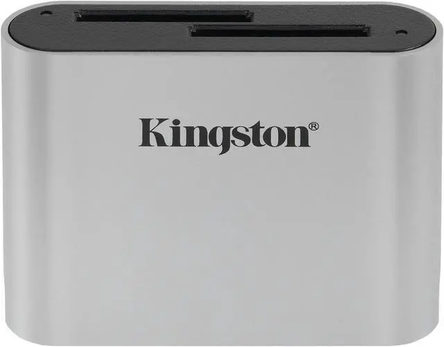 Alt view image 14 of 16 - Kingston USB3.2 Gen1 Workflow Dual-Slot SDHC/SDXC UHS-II Card Reader WFSSD