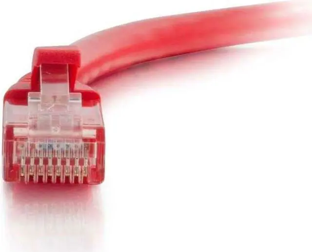 Alt view image 13 of 17 - 14 ft Cat6 Snagless Patch Cabel Red