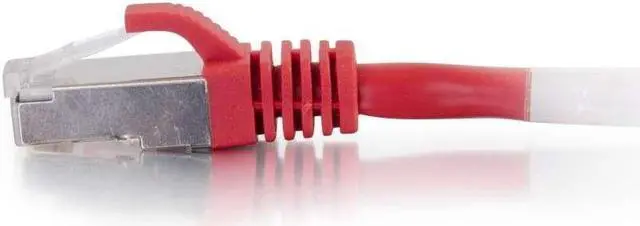 Alt view image 12 of 14 - C2G 00851 Cat6 Cable - Snagless Shielded Ethernet Network Patch Cable, Red (10 Feet, 3.04 Meters)