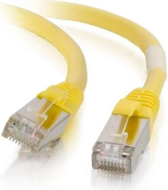 Alt view image 7 of 8 - C2G 00865 7 ft. Cat 6 Yellow Shielded Cat6 Snagless Shielded (STP)Network Patch Cable - Yellow