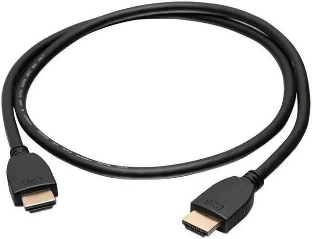 Alt view image 2 of 2 - C2G Core Series 6ft High Speed HDMI Cable with Ethernet 4K HDMI Cable HDMI 2.0 4K 60Hz 2 Pack C2G21001
