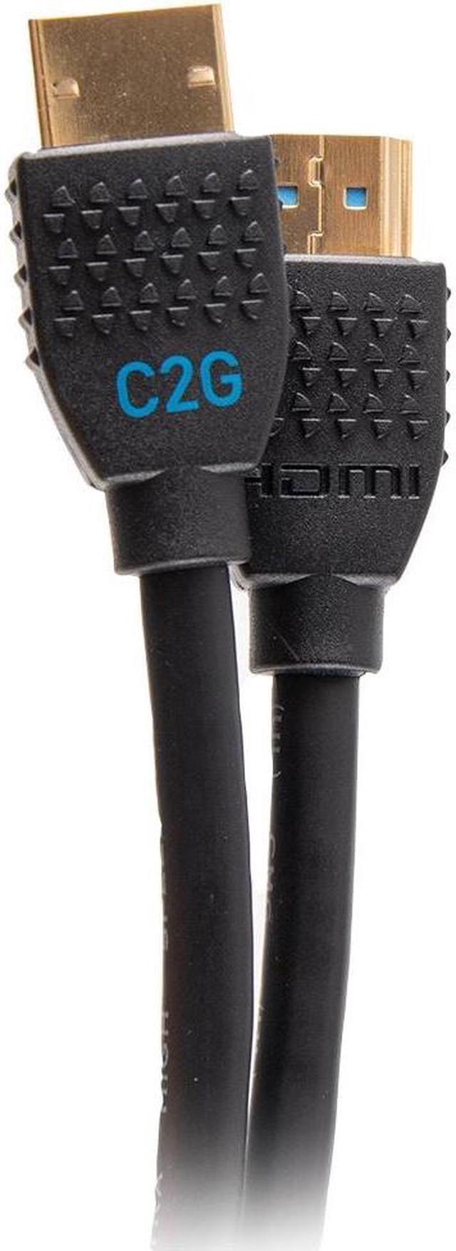 Alt view image 11 of 11 - C2G C2G10376 3 ft. Black Performance Series Ultra Flexible High Speed HDMI Cable - 4K 60Hz In-Wall, CMG (FT4) Rated Male to Male