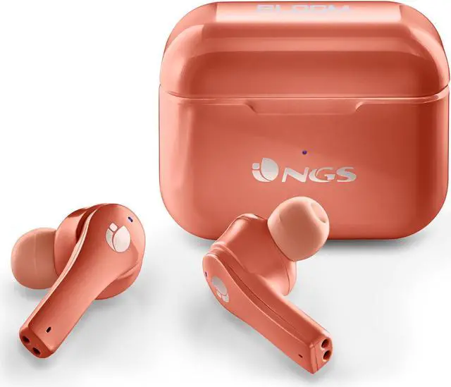 Alt view image 4 of 5 - NGS Artica Bloom Wireless BT Earphones, Coral