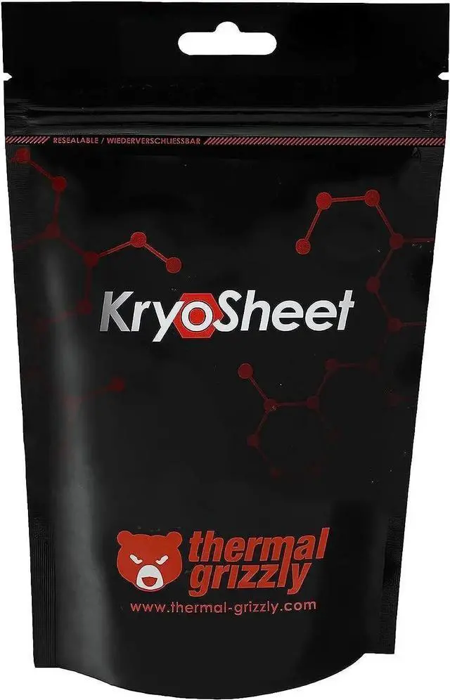 Alt view image 4 of 5 - Thermal Grizzly KryoSheet Graphene Thermal Pad - 50 x 50 mm