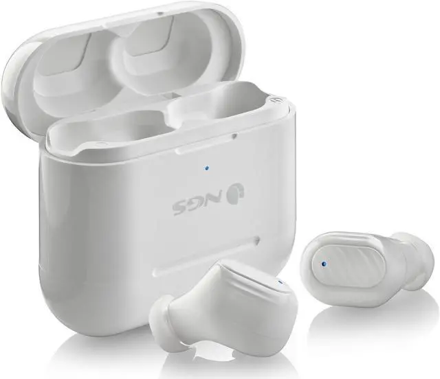 Alt view image 3 of 5 - NGS Artica Duo Wireless BT Earphones, 2x Pairs, White