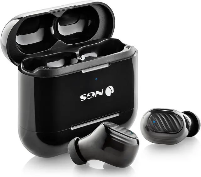 Alt view image 3 of 5 - NGS Artica Duo Wireless BT Earphones, 2x Pairs, Black