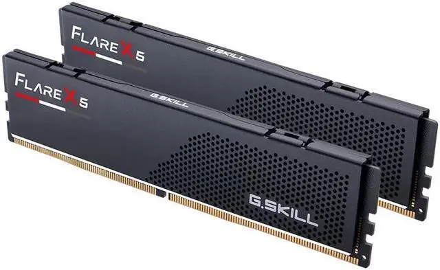 Alt view image 3 of 5 - 32GB G.Skill DDR5 Flare X5 6000MHz CL30 1.35V Dual Channel Kit (2x 16GB) AMD EXPO Matte Black