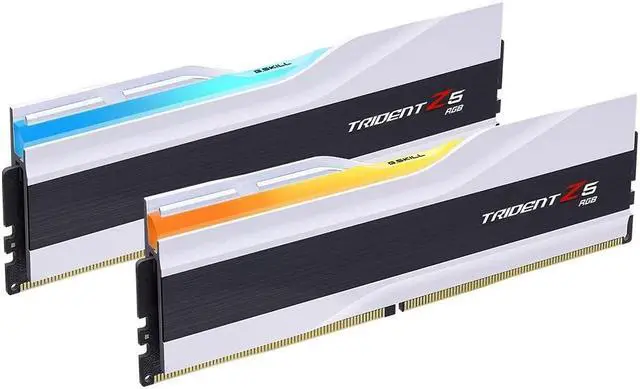 Alt view image 2 of 5 - 48GB G.Skill DDR5 Trident Z5 RGB 8400MHz CL40 1.40V Dual Channel Kit 2x 24GB White