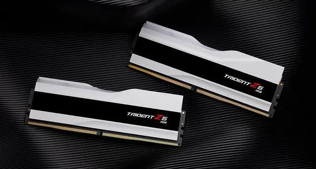 Alt view image 4 of 5 - 48GB G.Skill DDR5 Trident Z5 RGB 8400MHz CL40 1.40V Dual Channel Kit 2x 24GB White
