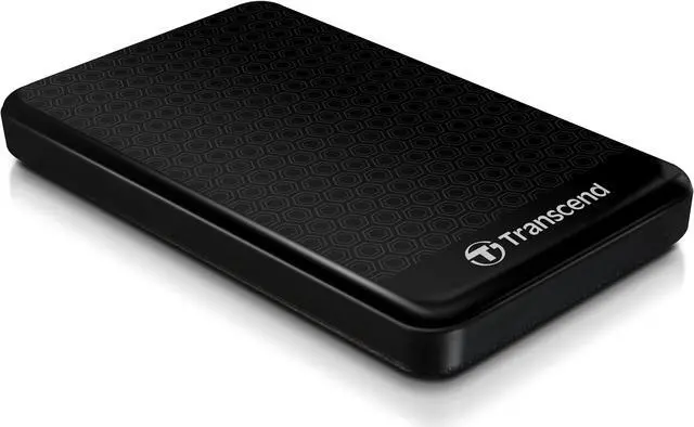 Alt view image 8 of 12 - Transcend StoreJet 25A3 2 TB Portable Hard Drive - 2.5" External - SATA - Black