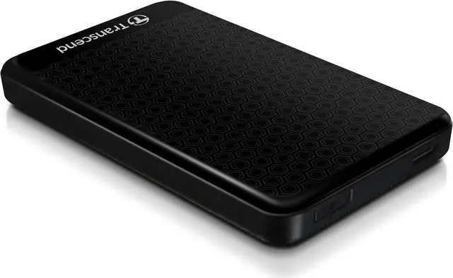 Alt view image 11 of 12 - Transcend StoreJet 25A3 2 TB Portable Hard Drive - 2.5" External - SATA - Black