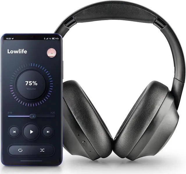 Alt view image 4 of 5 - NGS Active Noise Cancelling Wireless BT Headphones, ArticaShake