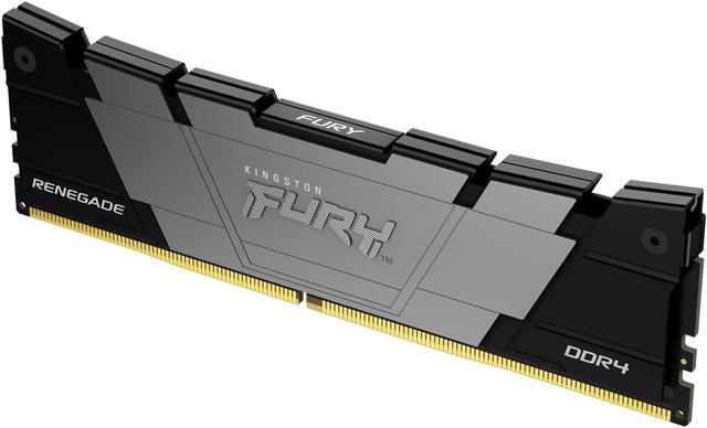 Alt view image 2 of 3 - 16GB Kingston FURY Renegade PC4-25600 DDR4 3200MHz CL16 Black Dual Channel kit (2x8GB) Black