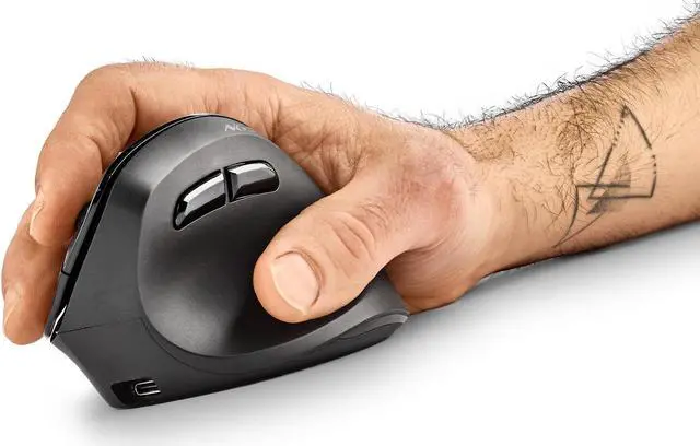 Alt view image 2 of 5 - NGS Evo, Wireless Rechargeable Ergonomic Mouse, Moksha
