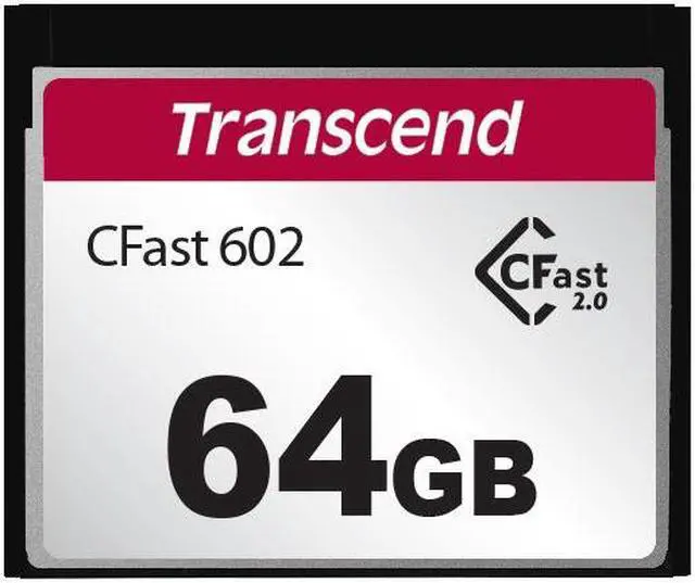 Alt view image 6 of 7 - Transcend Japan Commercial/Industrial Embedded CFast Card 64GB CFast 2.0 MLC NAND High Durability