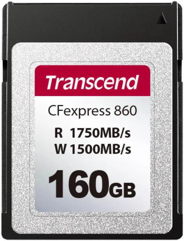 Main image of 160GB Transcend CFexpress 860 Type B Memory Card NVMe PCIe Gen3 x2