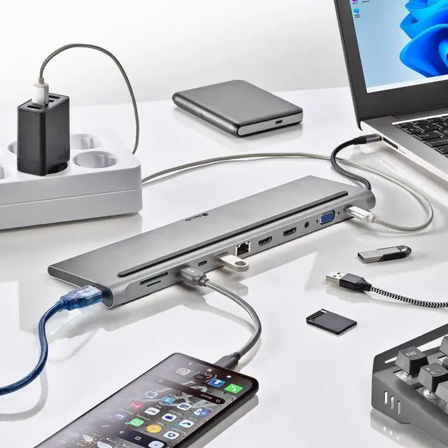 Alt view image 4 of 5 - NGS 12 to 1 USB-C Multiport Adapter, WONDERDOCK12