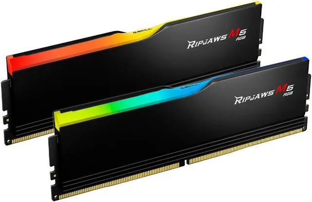 Main image of 32GB G.Skill Ripjaws M5 RGB DDR5 5200MHz Dual Channel Kit (2x 16GB) CL40 1.10V Black Edition