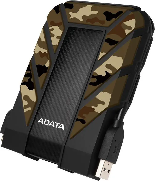 Alt view image 5 of 8 - adata hd710m pro 2 tb usb 3.1 rugged waterproof/dustproof/shockproof external hard drive, camouflage (ahd710mp-2tu31-ccf)