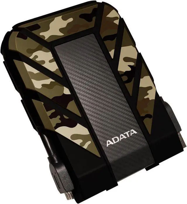 Alt view image 6 of 8 - adata hd710m pro 2 tb usb 3.1 rugged waterproof/dustproof/shockproof external hard drive, camouflage (ahd710mp-2tu31-ccf)