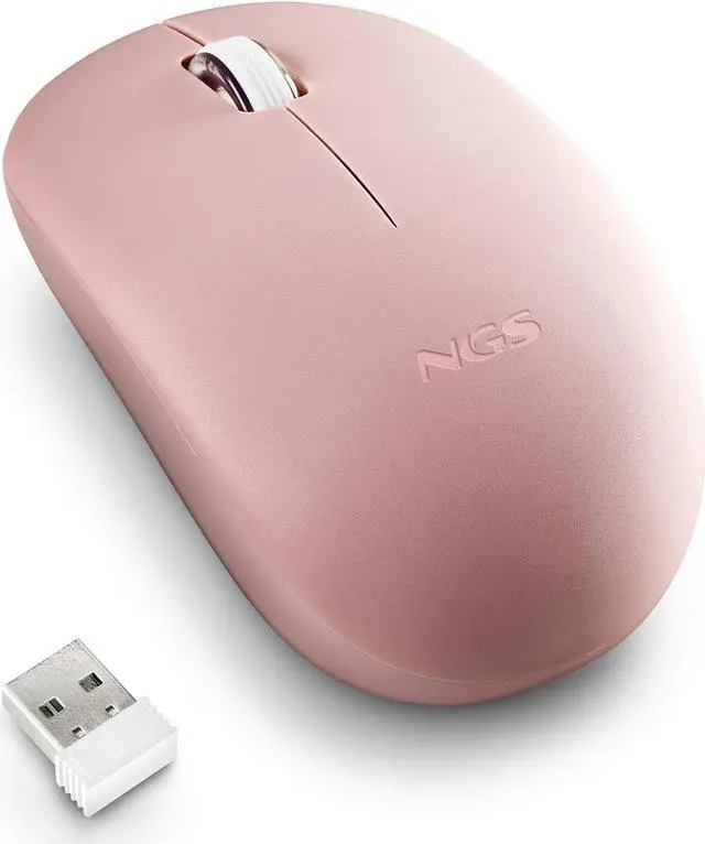 Alt view image 3 of 5 - NGS Fog Pro, Wireless Silent Mouse, Pink