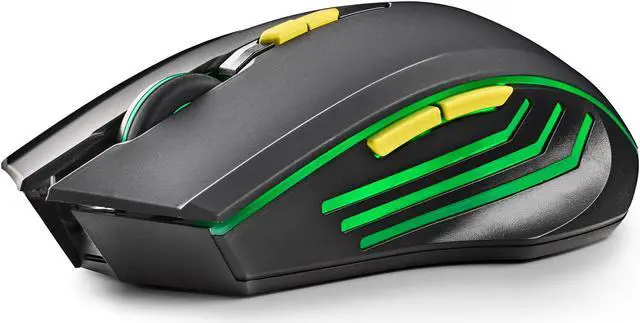 Alt view image 3 of 5 - NGS GMX-200, Wireless Gaming Mouse with LED Lights, Black