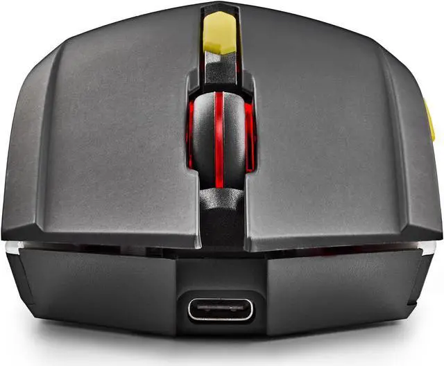 Alt view image 4 of 5 - NGS GMX-200, Wireless Gaming Mouse with LED Lights, Black