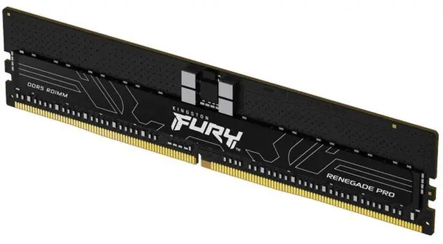 Alt view image 3 of 3 - Kingston FURY Renegade Pro 128GB (8 x 16GB) DDR5 SDRAM Memory Kit - For Desktop PC, Workstation - 128 GB (8 x 16GB) - DDR5-4800/PC5-38400R DDR5 SDRAM - 4800 MHz - CL36 - 1.10 V - ECC- KF548R36RBK8-128