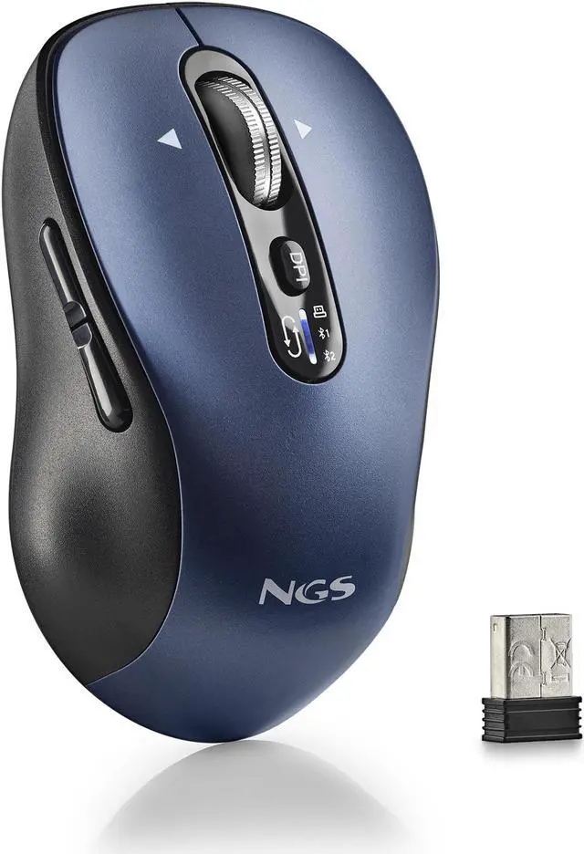Main image of NGS INFINITY-RB Wireless and Rechargeable Multimode Mouse, Blue