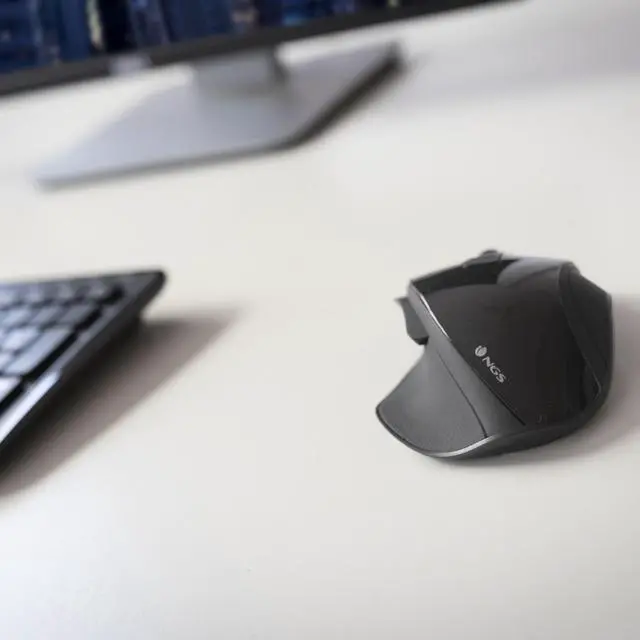 Alt view image 4 of 5 - NGS BOW Optical Wireless Mouse with 5 Buttons, Black