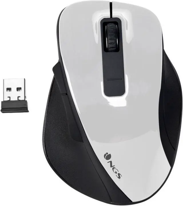Main image of NGS BOW Optical Wireless Mouse with 5 Buttons, White