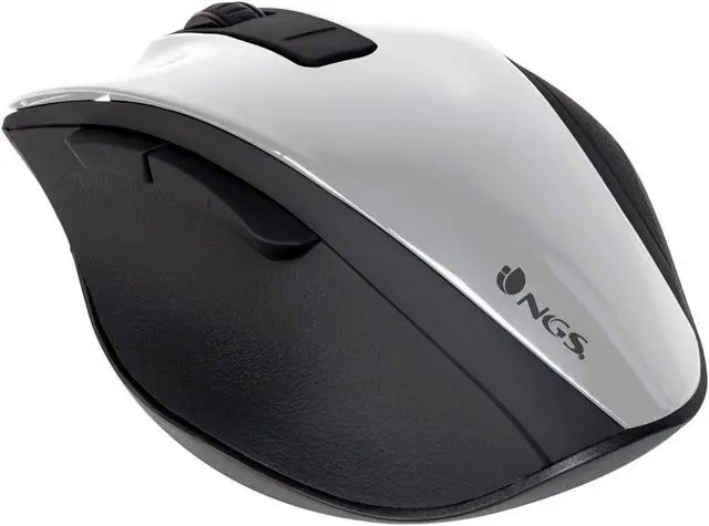 Alt view image 2 of 5 - NGS BOW Optical Wireless Mouse with 5 Buttons, White