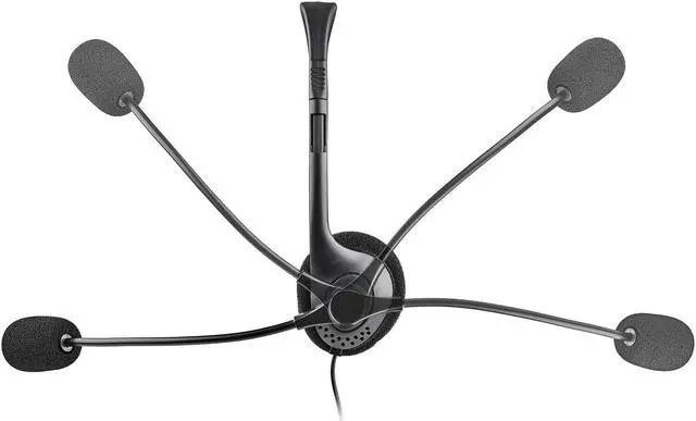 Alt view image 3 of 5 - NGS MS103 Headset with Volume Control, Black