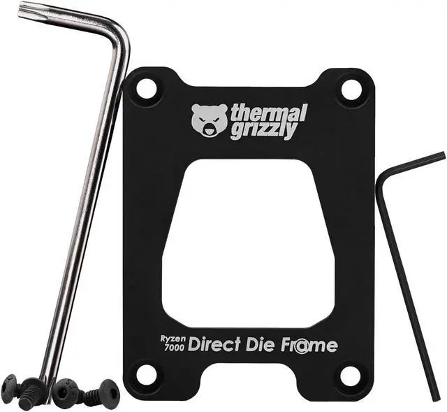 Alt view image 9 of 12 - Thermal Grizzly TG-DDF-R7000-R Ryzen 7000 Direct Die Frame