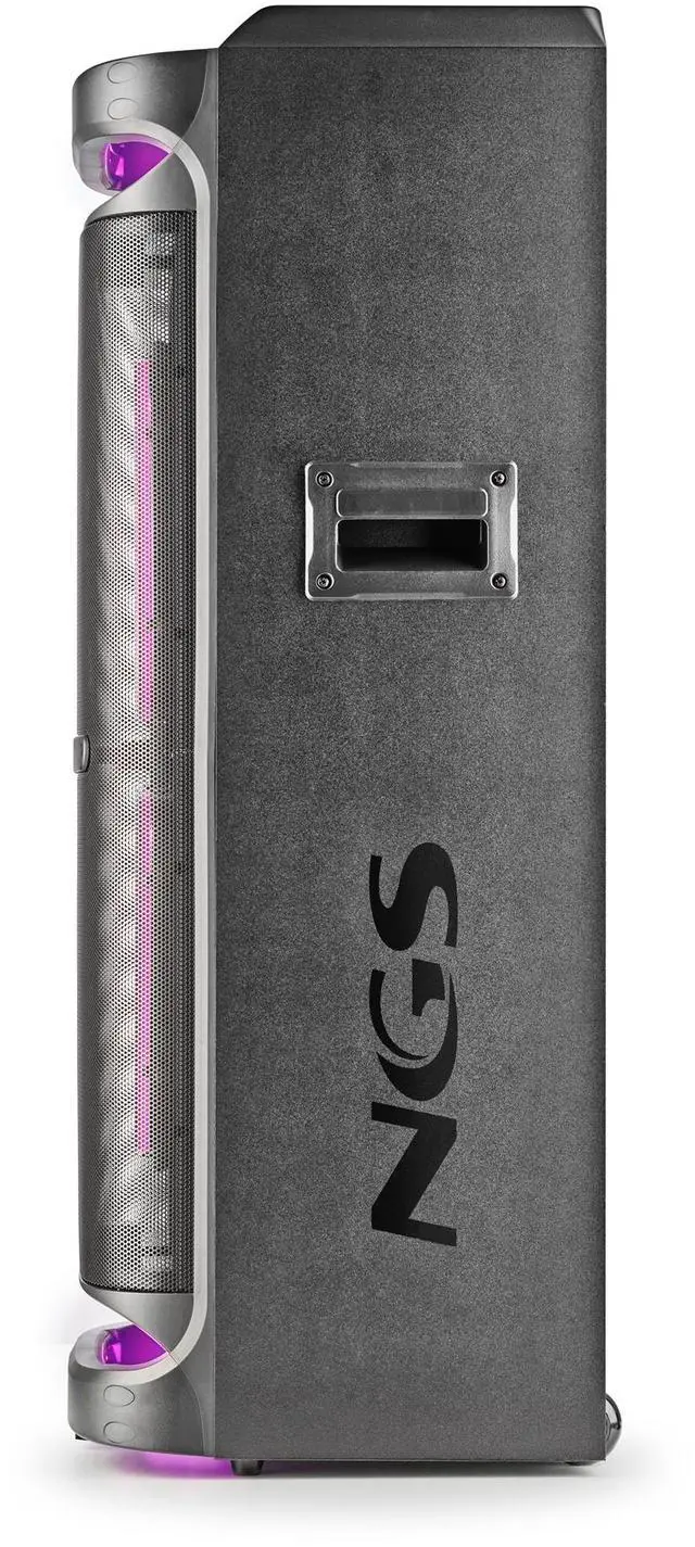 Alt view image 3 of 5 - NGS Wild Space 3, 4000W Wireless BT Speaker with Double 10" Woofer USB/BT(TWS)/AUX In