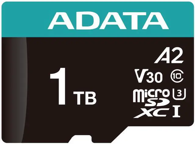Main image of 1TB AData Premier Pro microSDXC CL10 UHS-I U3 V30 A2 Memory Card with SD Adapter