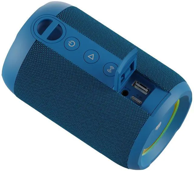 Alt view image 3 of 5 - NGS NGS Roller Furia 2 Tiny, 20W Wireless and Water-resistant BT Speaker, Blue
