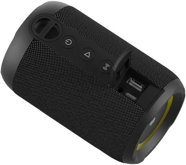 Alt view image 3 of 5 - NGS NGS Roller Furia 2 Tiny, 20W Wireless and Water-resistant BT Speaker, Black
