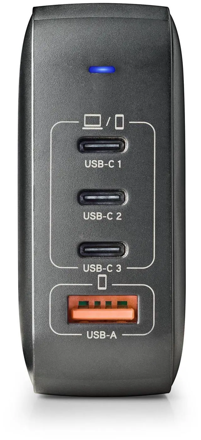 Alt view image 2 of 5 - NGS Bud 165W USB-C + USB-A Power Adapter for Phones, Tablets and Laptops, EU Only