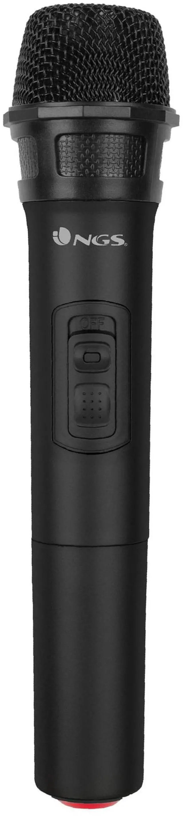 Alt view image 4 of 4 - NGS Singer Air, Wireless Microphone VHF, 261.8Mhz with 6.3mm Jack