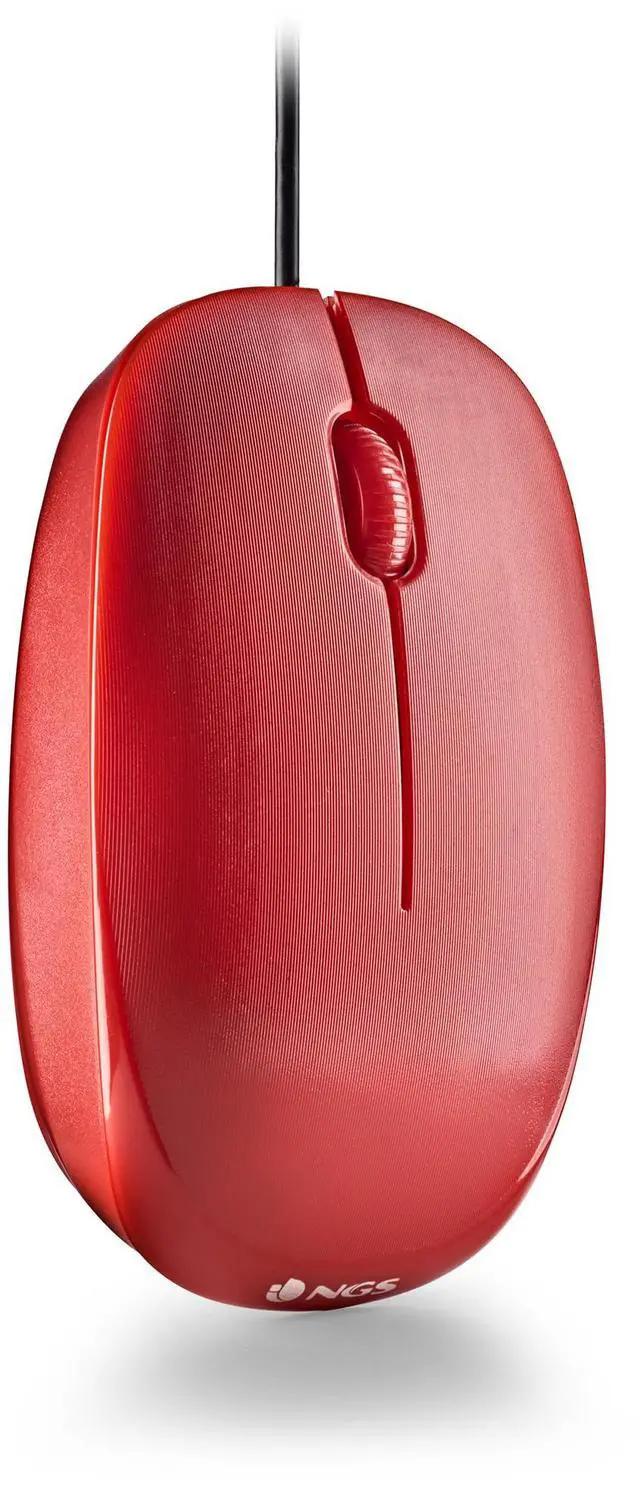 Main image of NGS Flamered, USB Wired Optical Mouse, Red