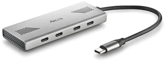 Alt view image 2 of 5 - NGS Wonder4-C, 4 Ports USB-C 3.0 Hub