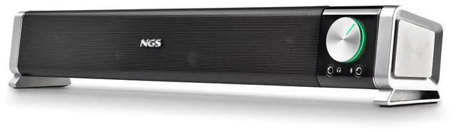 Alt view image 5 of 5 - NGS SB500-BT 20W Wireless BT Soundbar with Mic Input, and Volume Control