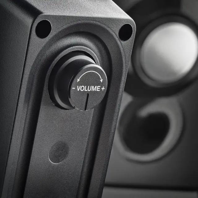 Alt view image 4 of 5 - NGS SB 210 12W USB-Powered Multimedia Speakers with Volume Control, Black