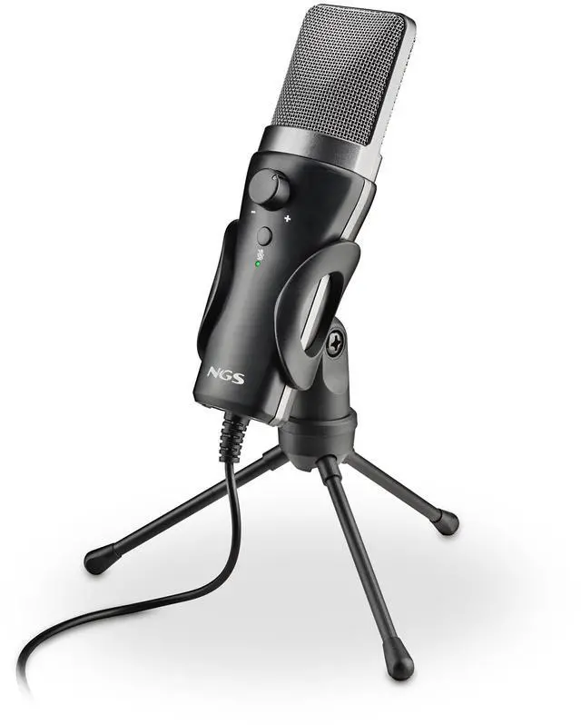 Main image of NGS MS120 USB Desktop Microphone with Volume Control and Mute Function