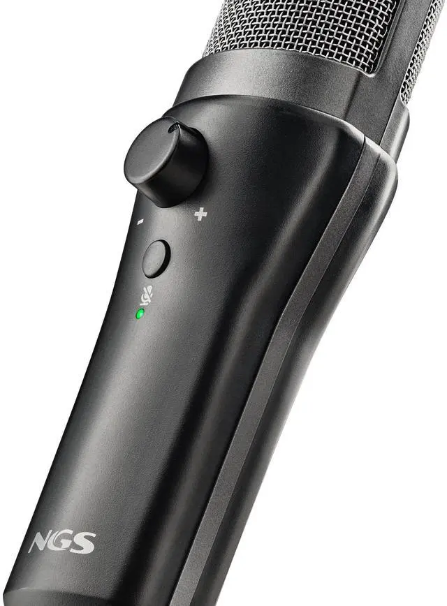 Alt view image 4 of 5 - NGS MS120 USB Desktop Microphone with Volume Control and Mute Function