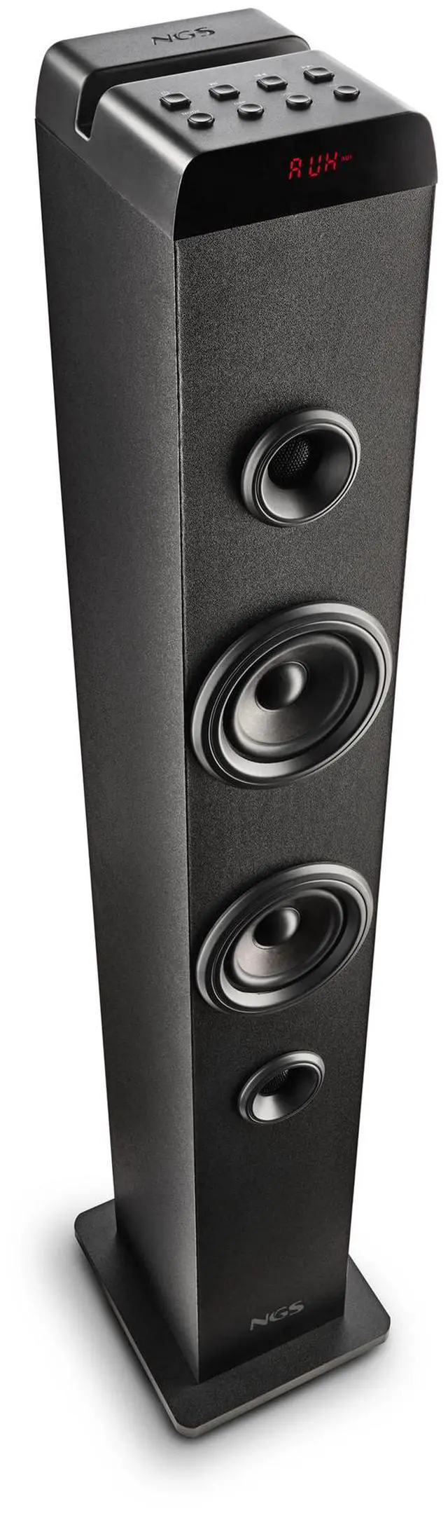 Alt view image 5 of 5 - NGS Sky Charm PRO 50W Wireless Multi Pairing BT Tower Speaker, Black
